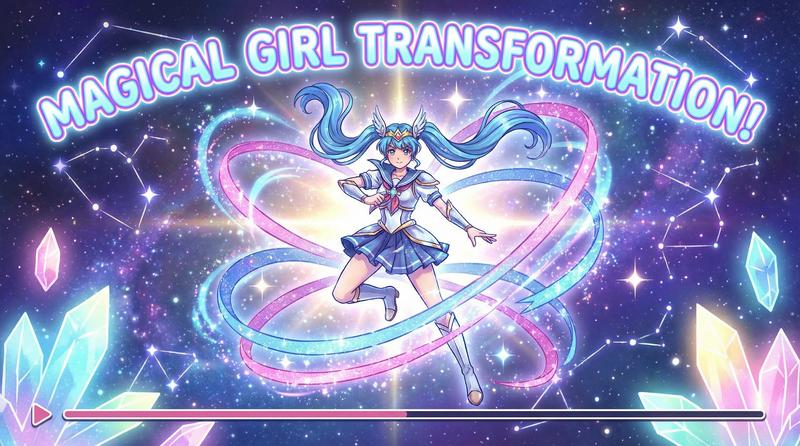 芒果视频动漫-星辰魔法变身曲-魔法动漫演示