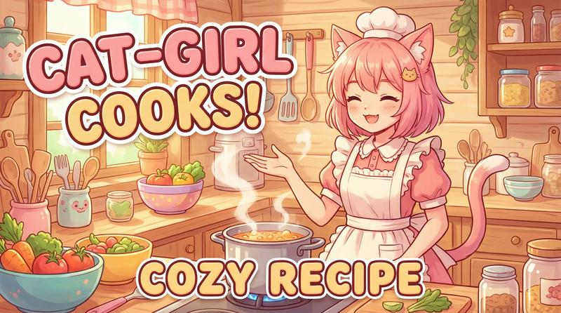 芒果视频生活动漫-猫娘厨房日记-美食动漫教程